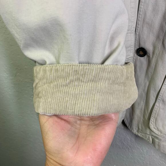 NORTH BAY Coat Chore Barn Field‎ Leather Collar Removable Fleece Quilted Lining - Picture 10 of 16